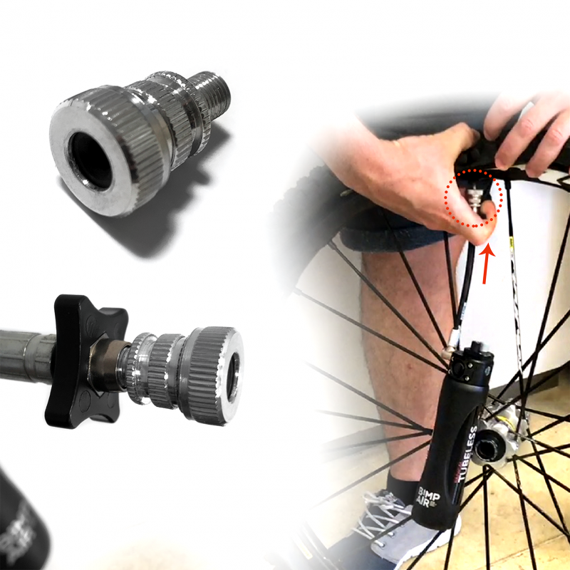 Obtenez de multiples avantages avec notre adaptateur de valve de vélo  21/16/9 p