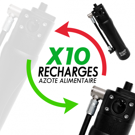 Forfait Pack 10 Recharges Azote Alimentaire